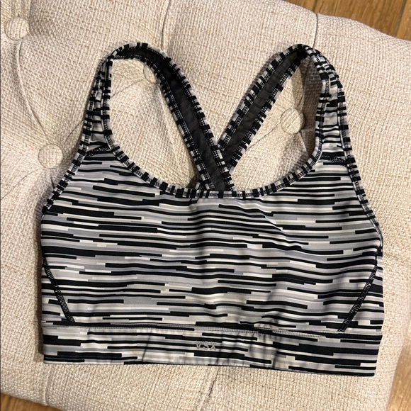 VSX Other - Victorias Secret VSX Sport Monochrome Striped Sports Bra S